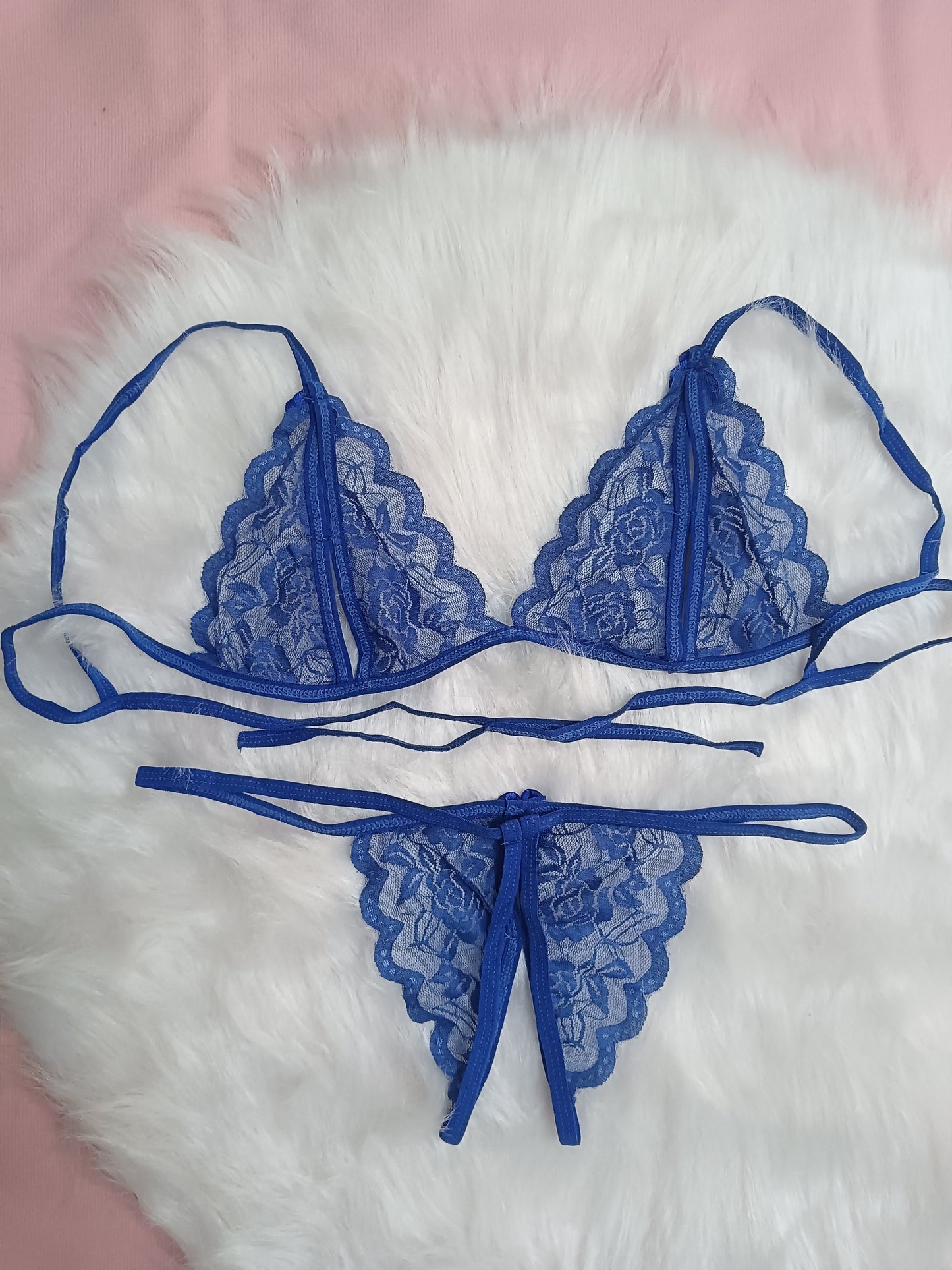 Sexy V-Neck Lingerie Set - Exquisite Bra, Open Crotch Panty, Soft Fabric, Comfortable Fit, Women's Erotic Clothing for Intimate Moments