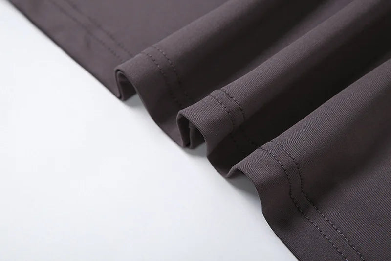 Pleated Fashion Patchwork Long Dress Women's High Waist Long Sleeve Solid Slim Party Dress Summer 2024 Female Maxi Dress