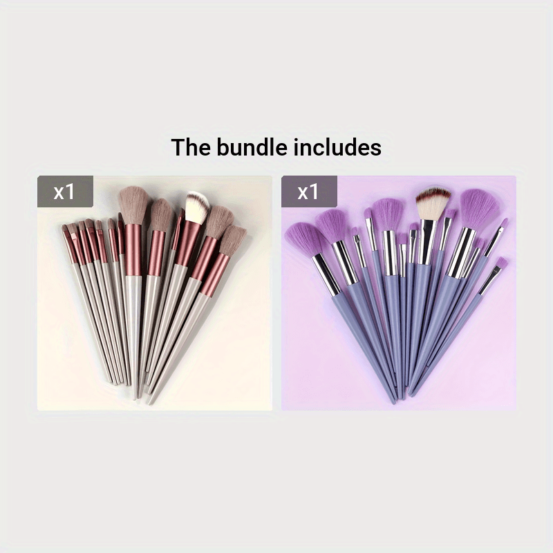 13 Pcs Soft Makeup Brush, For Foundation Blending, Eye Shadow Application, Kabuki Blending Beauty Tools