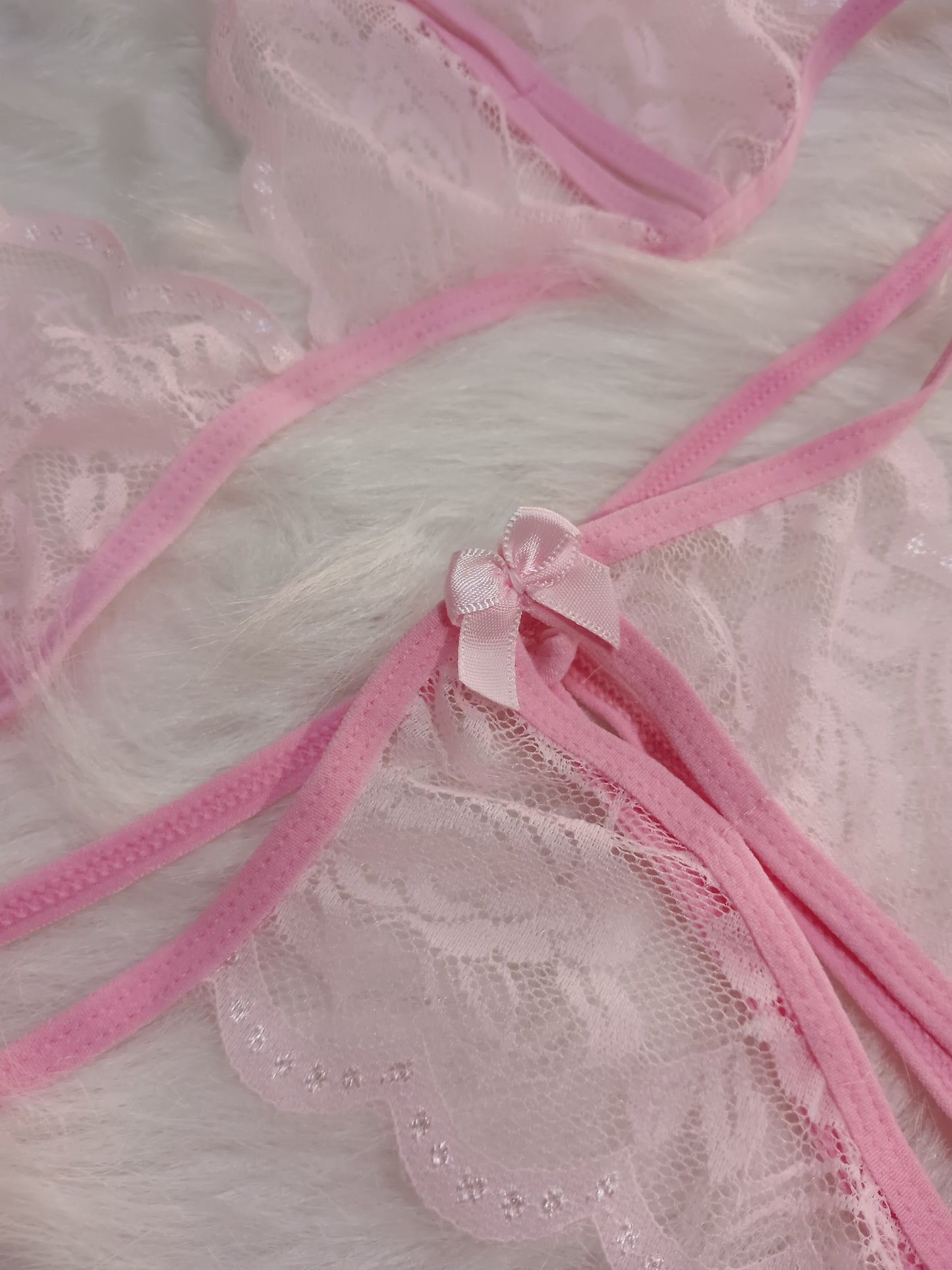 Sexy V-Neck Lingerie Set - Exquisite Bra, Open Crotch Panty, Soft Fabric, Comfortable Fit, Women's Erotic Clothing for Intimate Moments