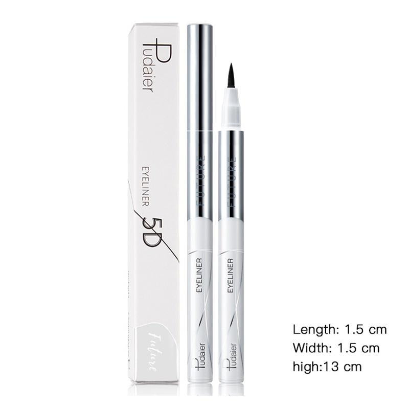 Long-Lasting Black Liquid Eyeliner with Fast Drying and Sweat-Proof Formula