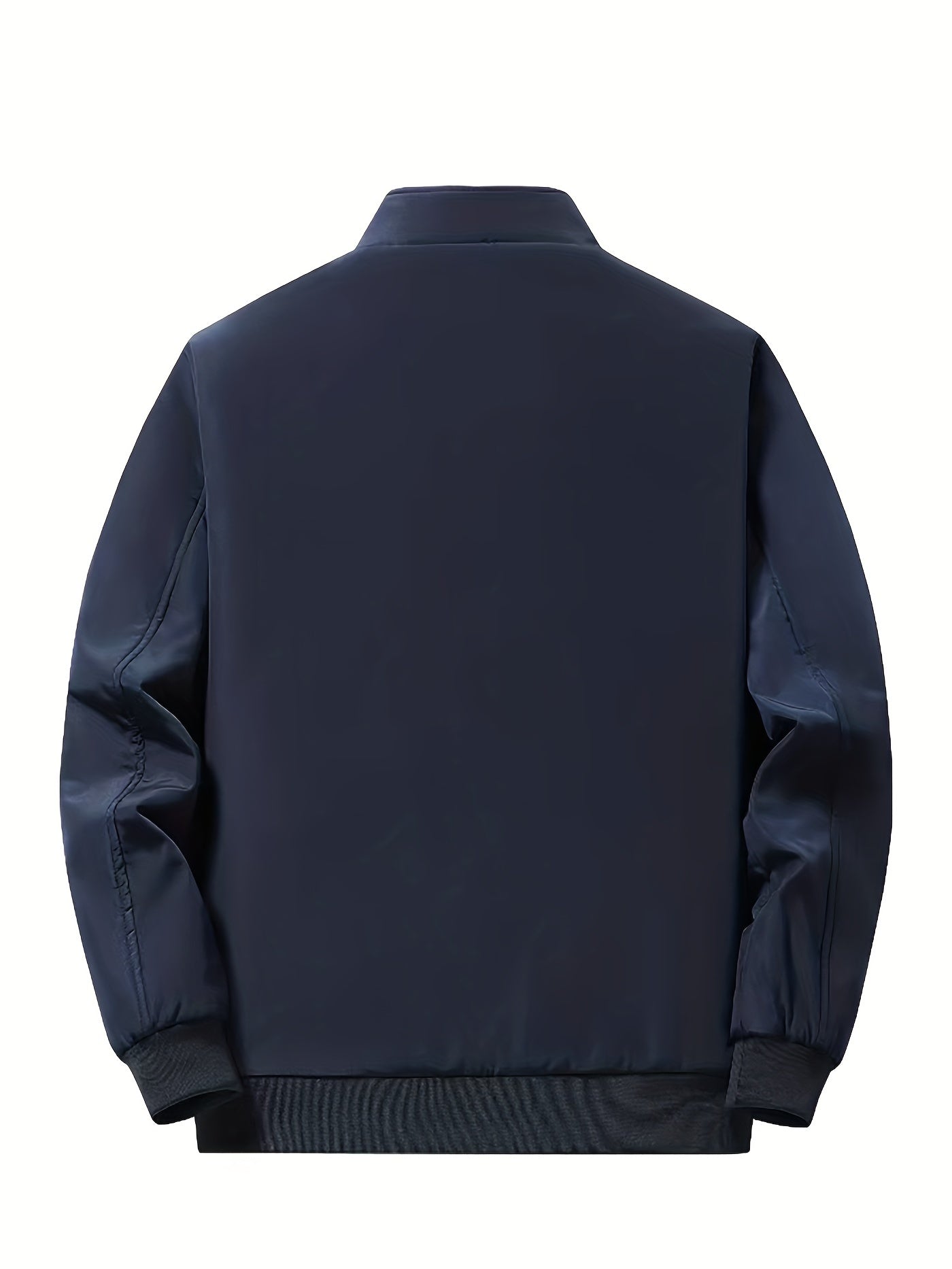 Mens Ultra-Soft Fleece Jacket - Insulated, Stand Collar Zip Up - Versatile Solid Colors for Stylish Fall Winter Outwear - Premium Casual Comfort