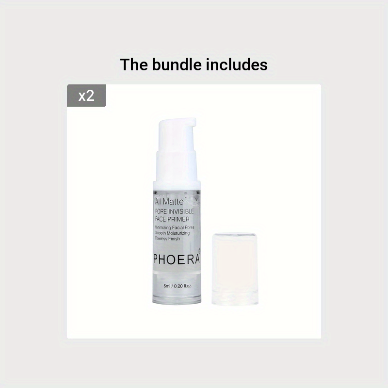 Long-Lasting Hydrating Makeup Primer - Smoothing, Moisturizing, Oil-Free Matte Finish