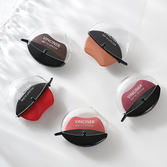 Lazy Lipstick Matte Lipstick Lazy Lipstick Beauty Waterproof Long-Lasting Lip Liquid Lipstick Lip Gloss Makeup High Pigmented Non-Stick Cup