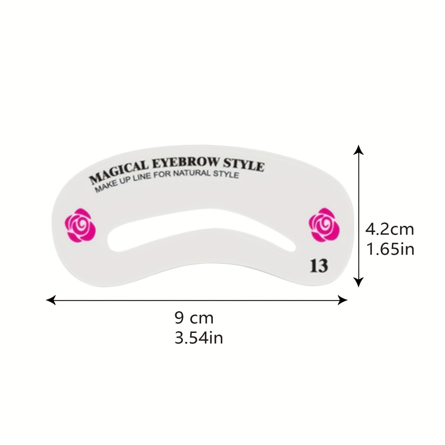 24 Styles Eyebrow Shaping Stencils Grooming Kit for Women Perfect for Beauty Modeling and Makeup Application
