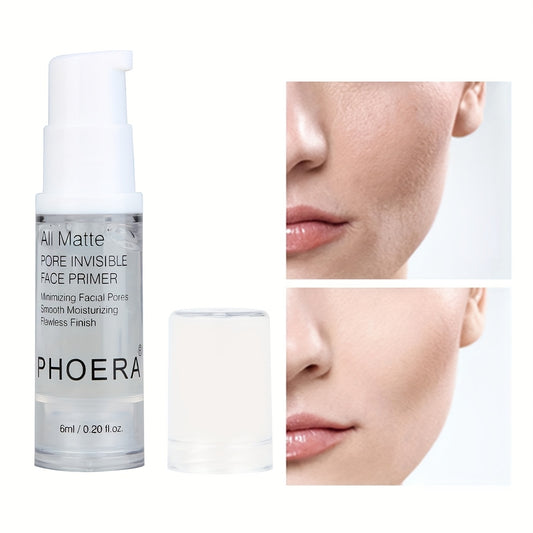 Long-Lasting Hydrating Makeup Primer - Smoothing, Moisturizing, Oil-Free Matte Finish
